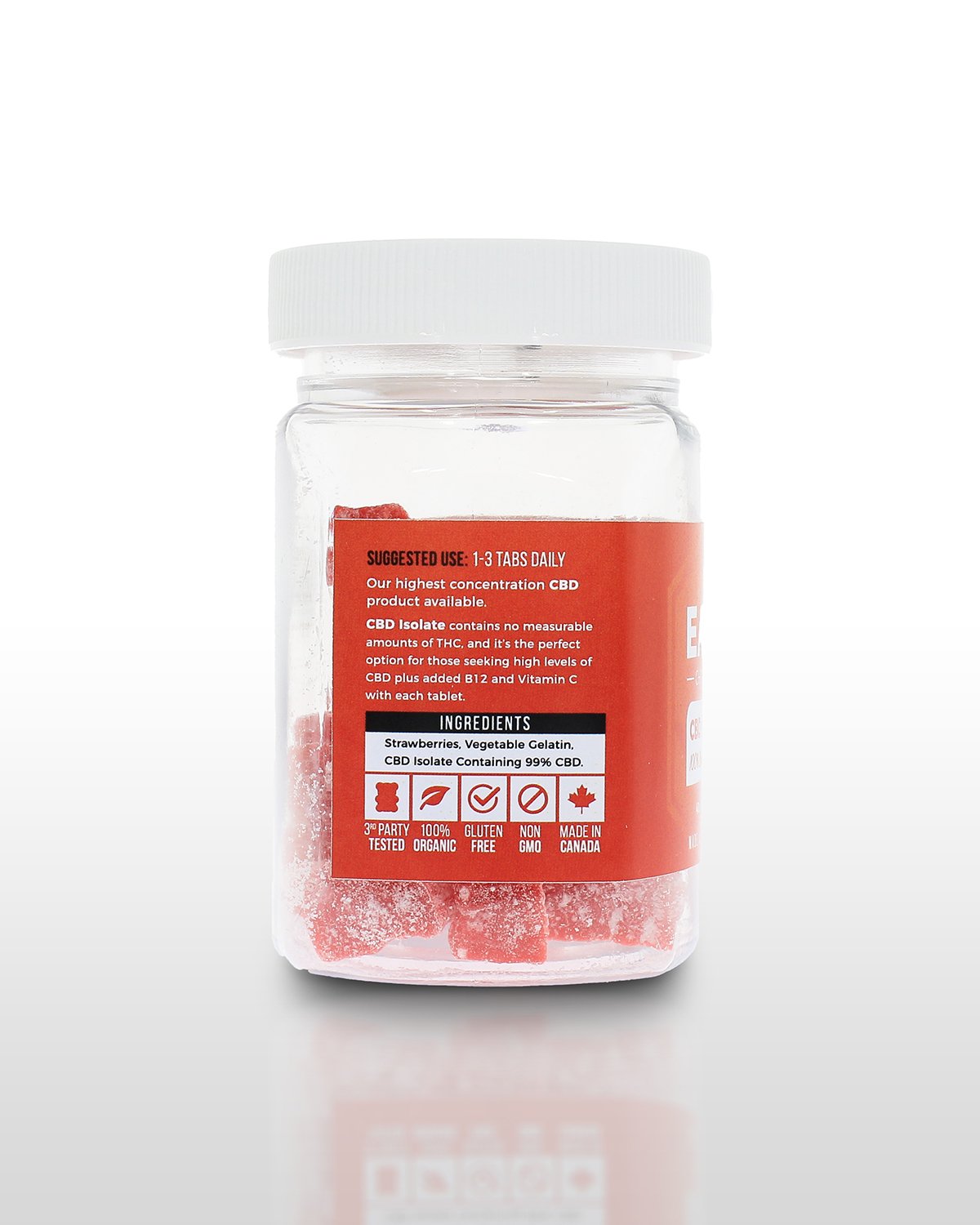 Organic CBD Gummies Canada - 1/3/6 Months Supply